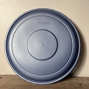 Vtg Rubbermaid TakeAlongs Country Blue Divided Serving Tray w Lid‎ Discontinued
